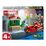 LEGO (ليغو) 76287 Iron Man with Bike and The Hulk