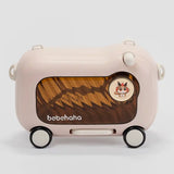 Kids Ride-On Suitcase, Light Purple For Age 3+