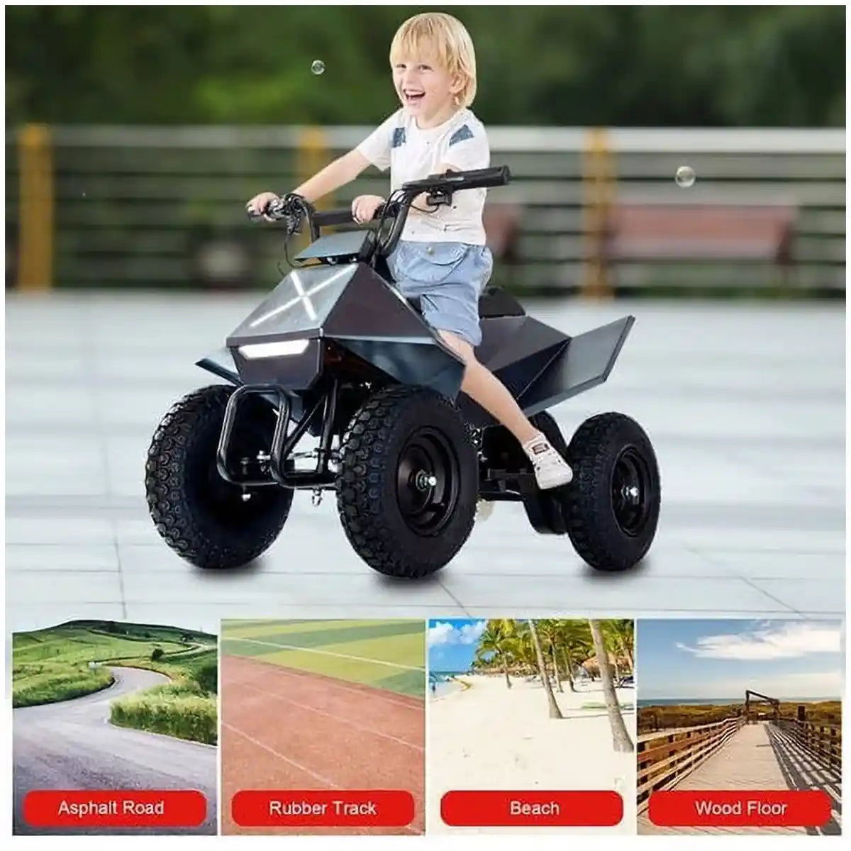 Kids Electric Mini Quad All-Terrain Vehicle For 13yrs+