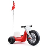 Kids Electric Tricycle, Motorized Vehicles w/ Parental Speed ​​Control, Adjustable Seat, Multi-Color LED Lights