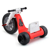 Kids Electric Tricycle, Motorized Vehicles w/ Parental Speed ​​Control, Adjustable Seat, Multi-Color LED Lights