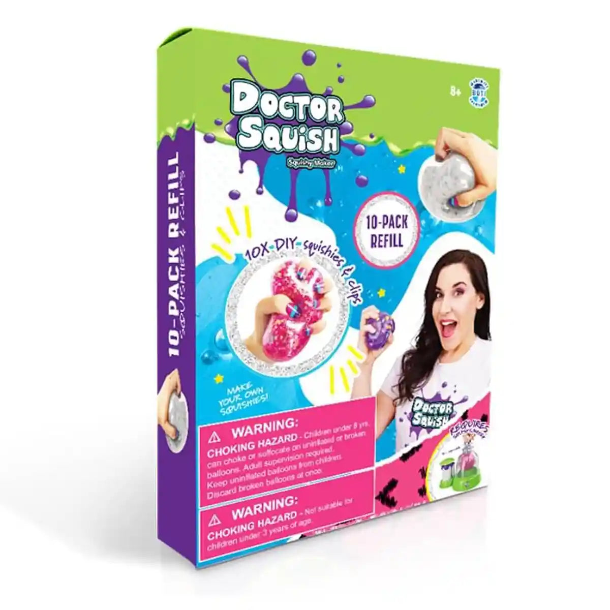 DOCTOR SQUISH - SQUISHY PACK REFILL V2 - 10 - Kiddy Zone