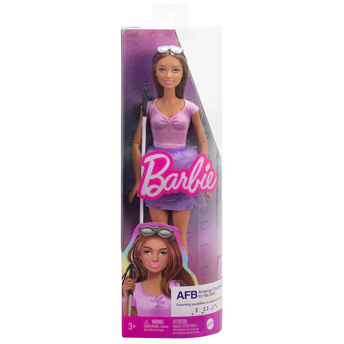 Barbie Fashionistas Doll - with Blindness - Kiddy Zone