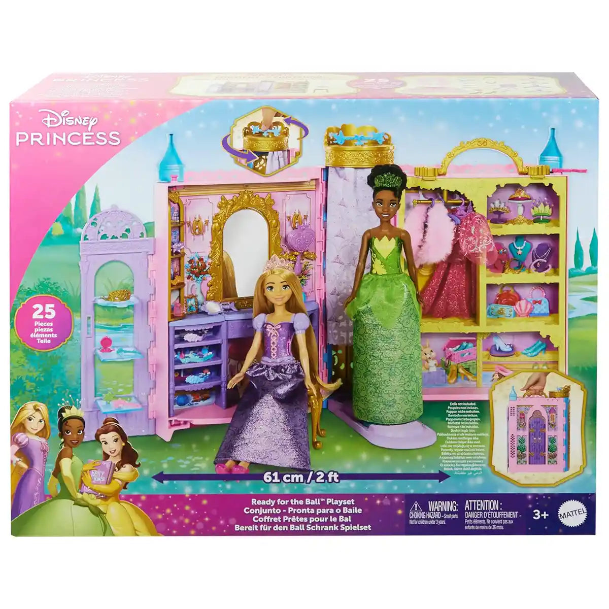 Disney Princess - Ready for the Ball Closet Playset - Kiddy Zone