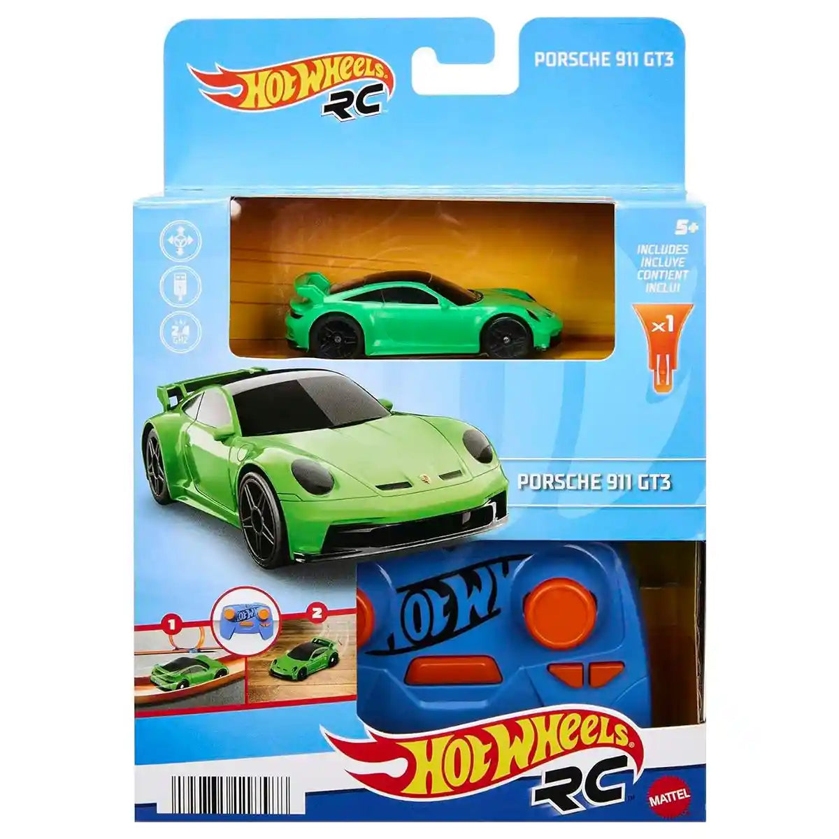 Hot Wheels R/C 1:64 Porsche 911 - Kiddy Zone