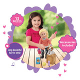 Baby Maziuna Style Girls Dog Walker 18inch