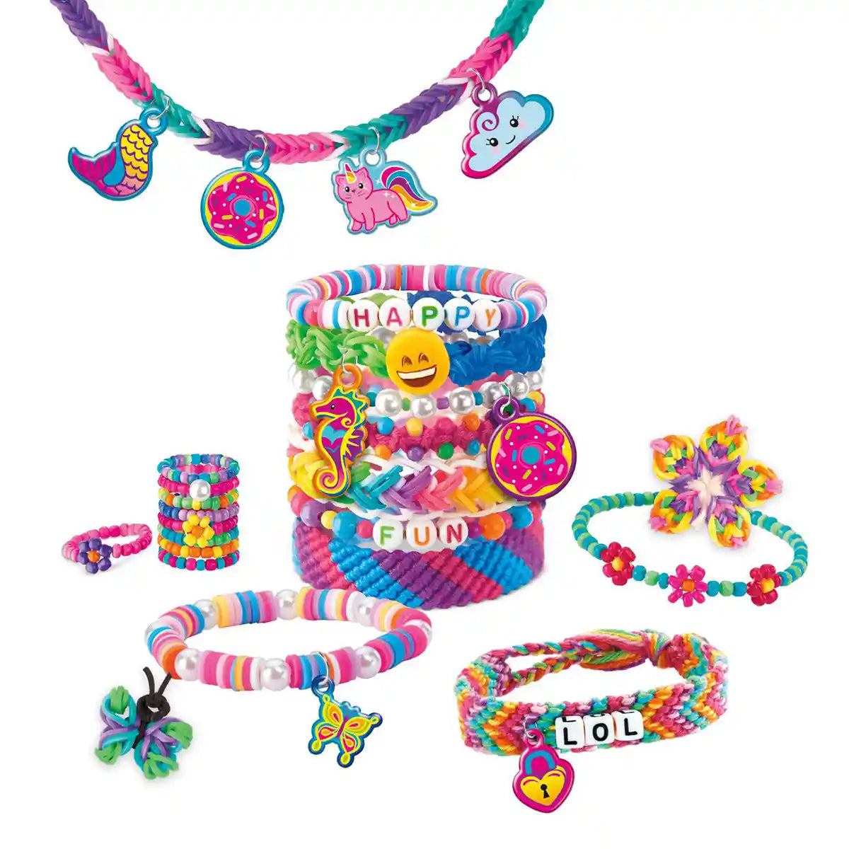 Shimmer n Sparkle - CraZLoom All-in-One Loom Bead & Charm Friendship Studio