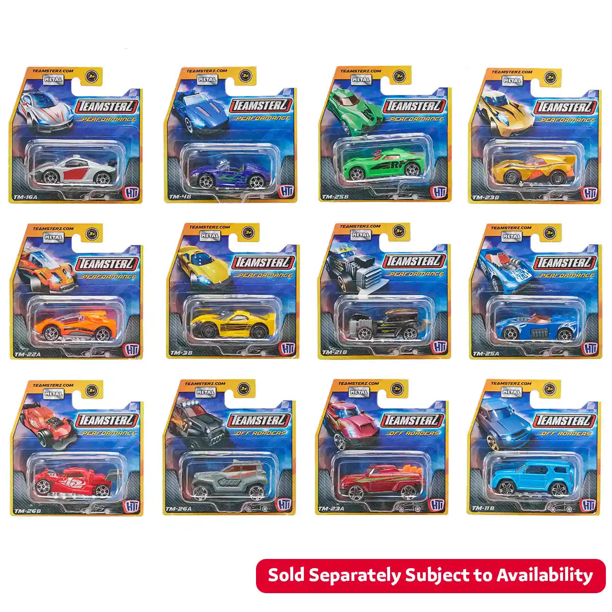 Teamsterz Street Machines Die-Cast Cars Single Blister - Kiddy Zone