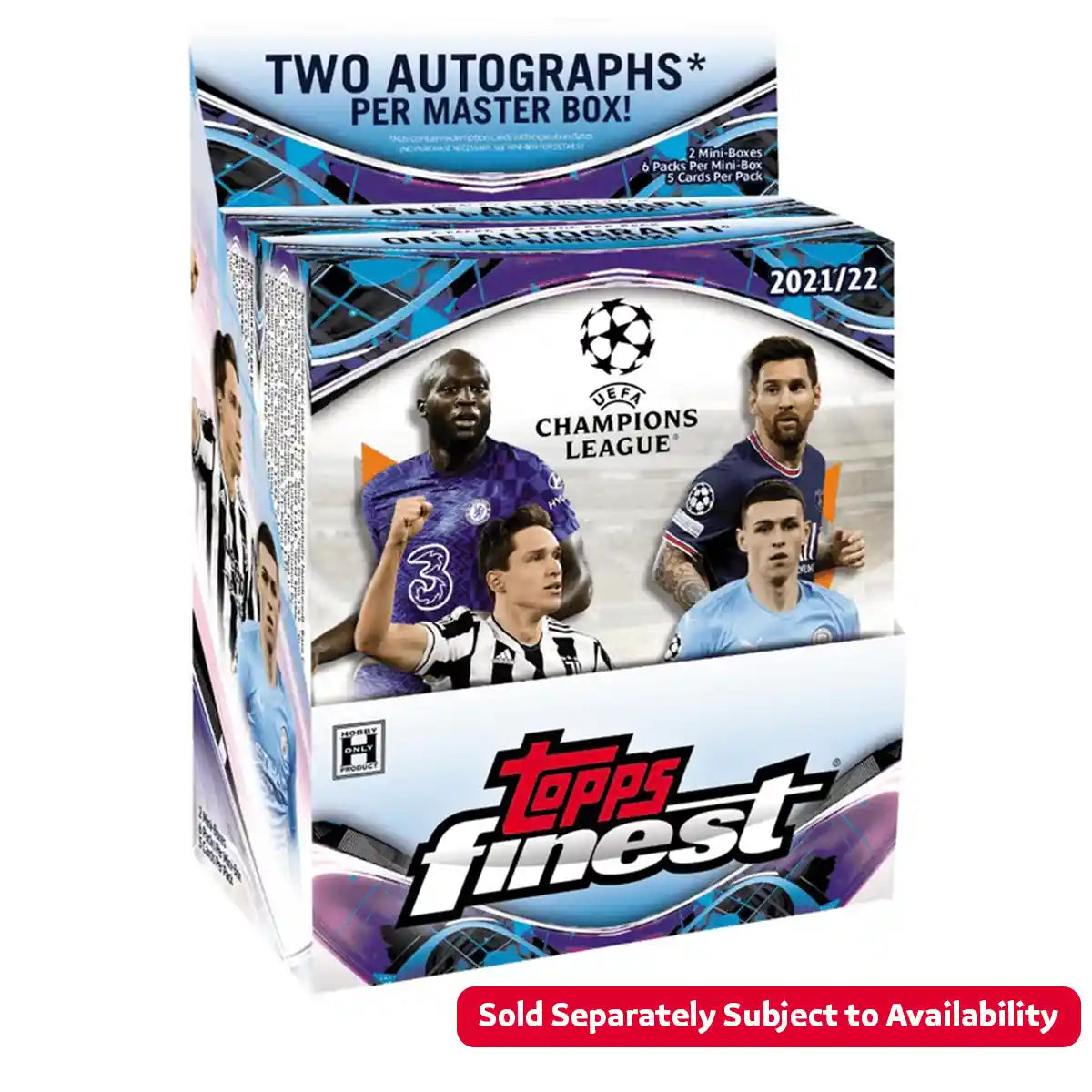 Chp-Finest 2022 Hobby (1 Case/ 8 Boxes/ 2 Mini Boxes/ 6 Packs/ 5 Cards)