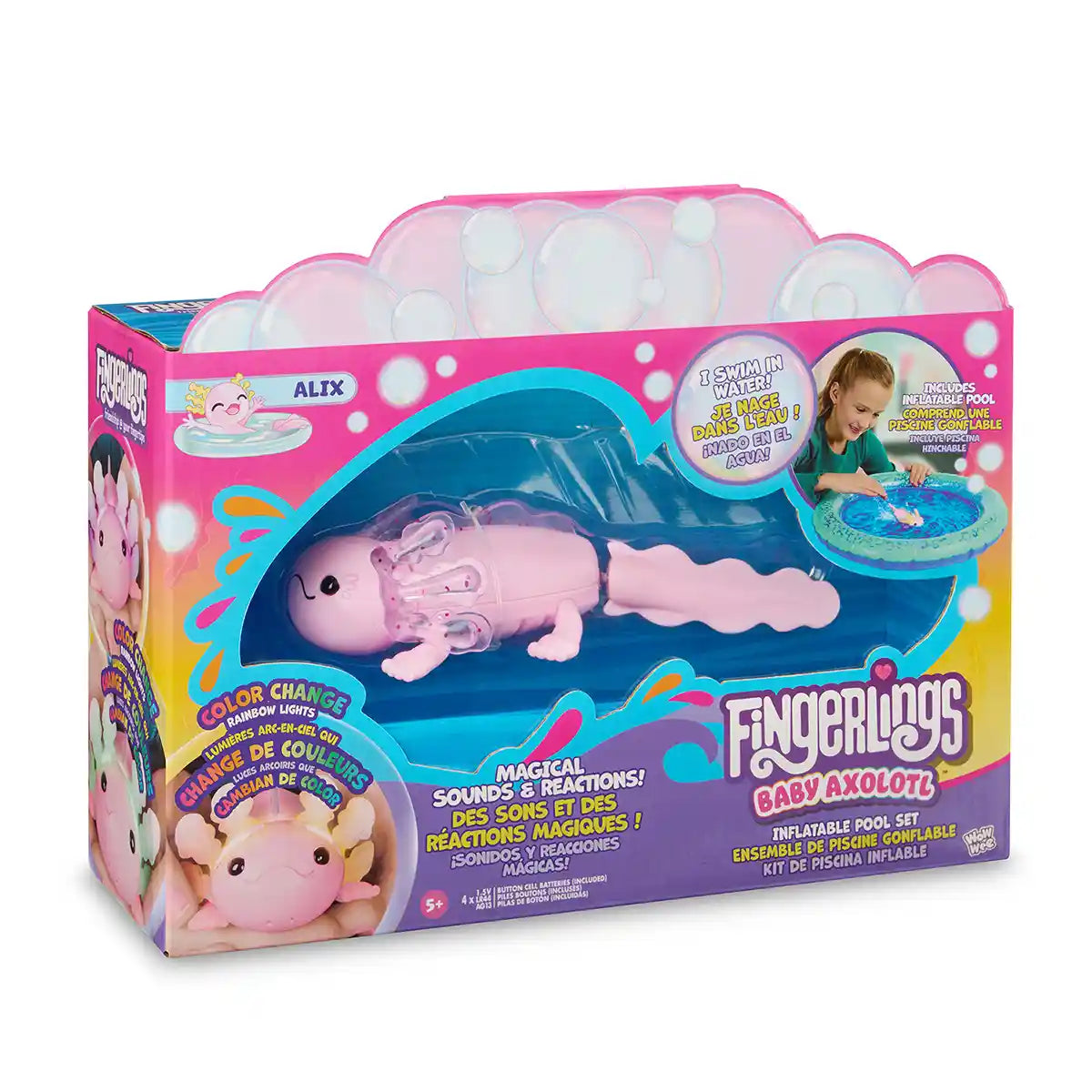 Fingerlings Axolotl - Alix & Aquarium - Kiddy Zone