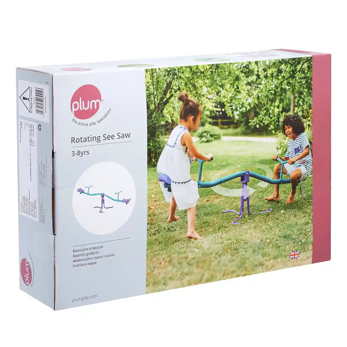 Plum Rotating See Saw - Purple/Teal - Kiddy Zone