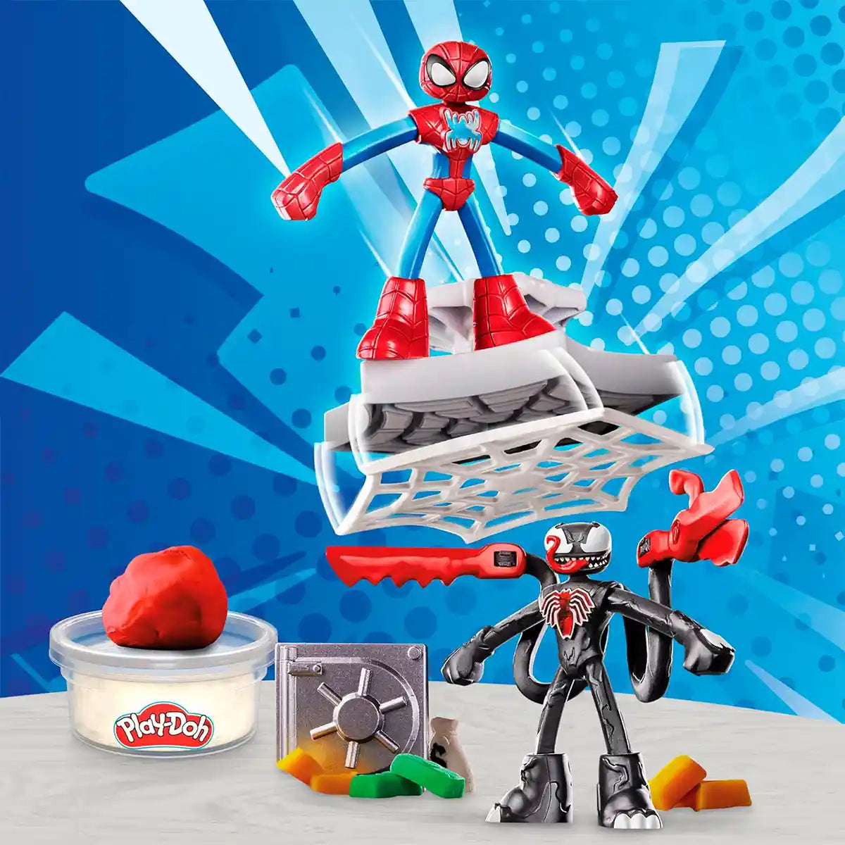 Playdoh Spiderman Battle Set