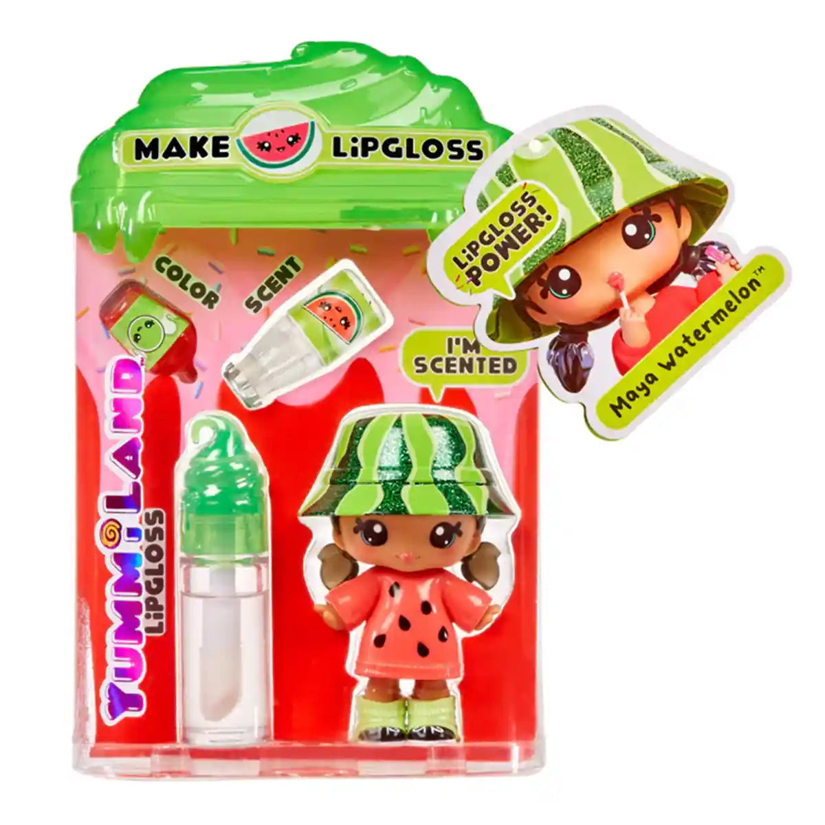 Yummiland Lipgloss Doll Maya Watermelon - Kiddy Zone