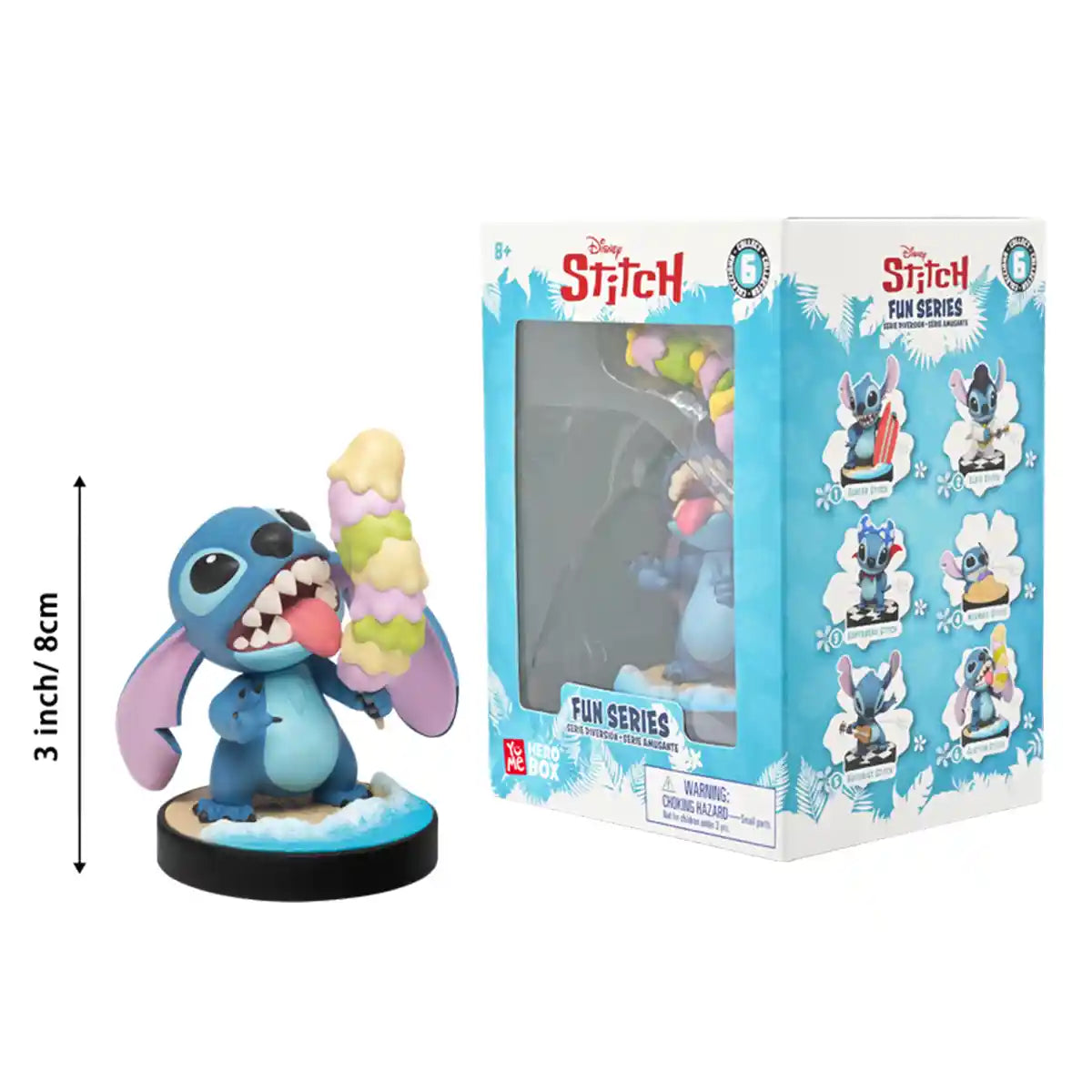 LILO&STITCH FUN SERIES W/WINDOW BOX 6ASS