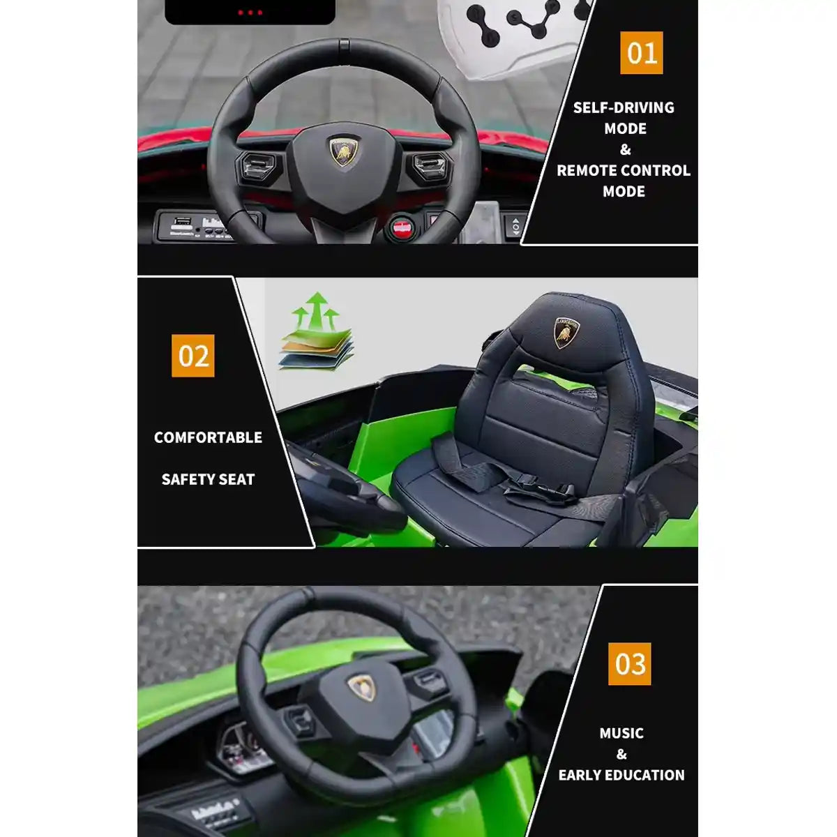 R/C LICENSED LAMBORGHINI AVENTADOR SVJ - GREEN