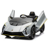 Licensed Lamborghini Autentica_Gray - Kiddy Zone