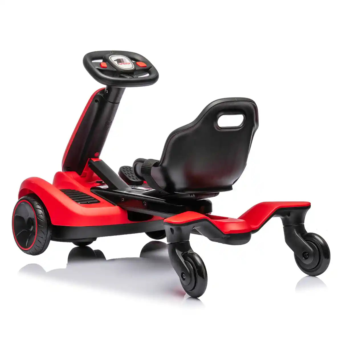 Go-Kart with 2-Way Adjustable Seat for 3Yrs+ Red - Kiddy Zone