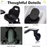 Go-Kart with 2-Way Adjustable Seat for 3Yrs+ White