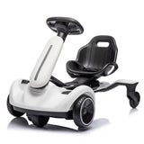 Go-Kart with 2-Way Adjustable Seat for 3Yrs+ White