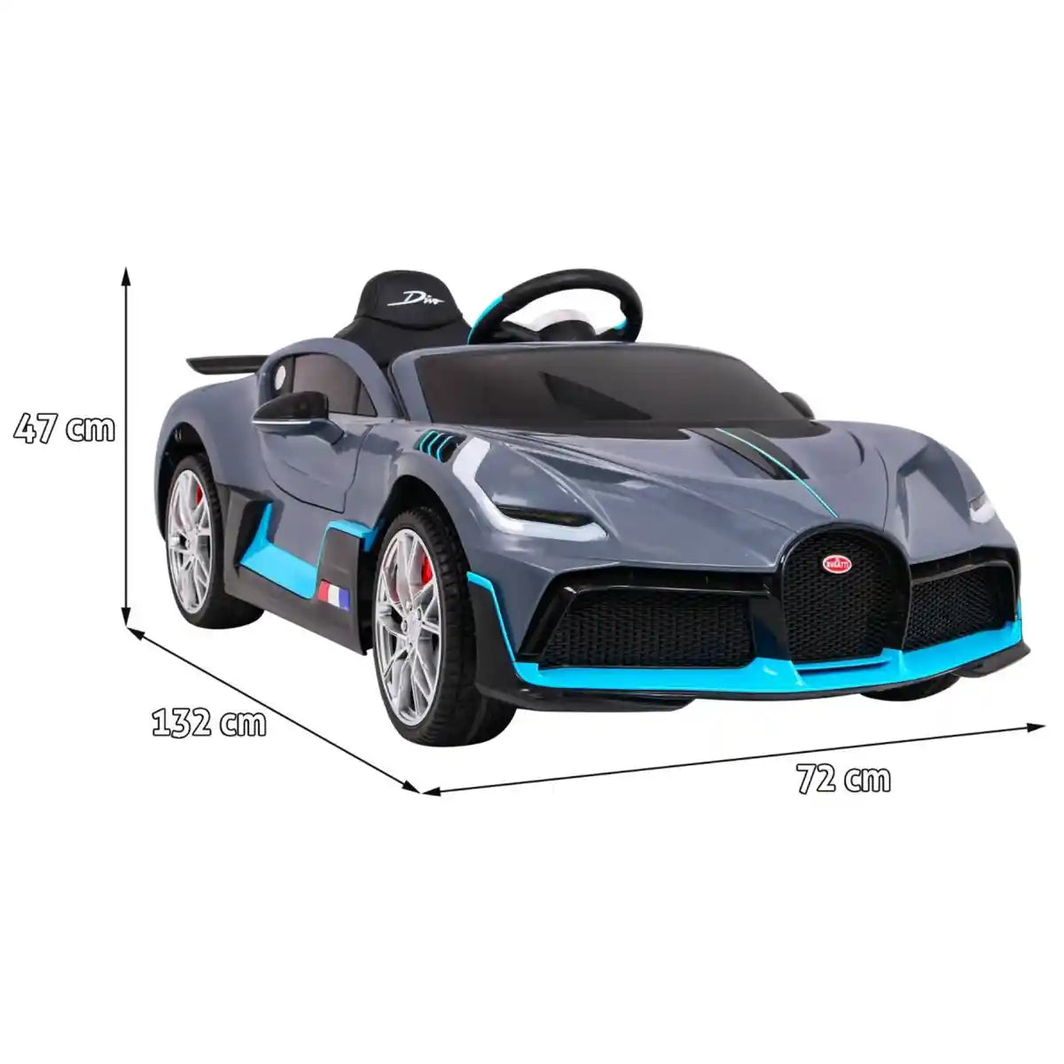 Licensed Bugatti Divo_Gray - Kiddy Zone