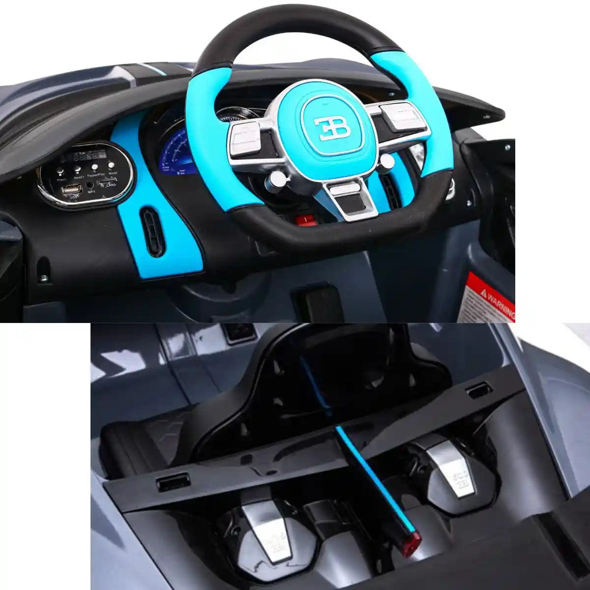 Licensed Bugatti Divo_Gray - Kiddy Zone