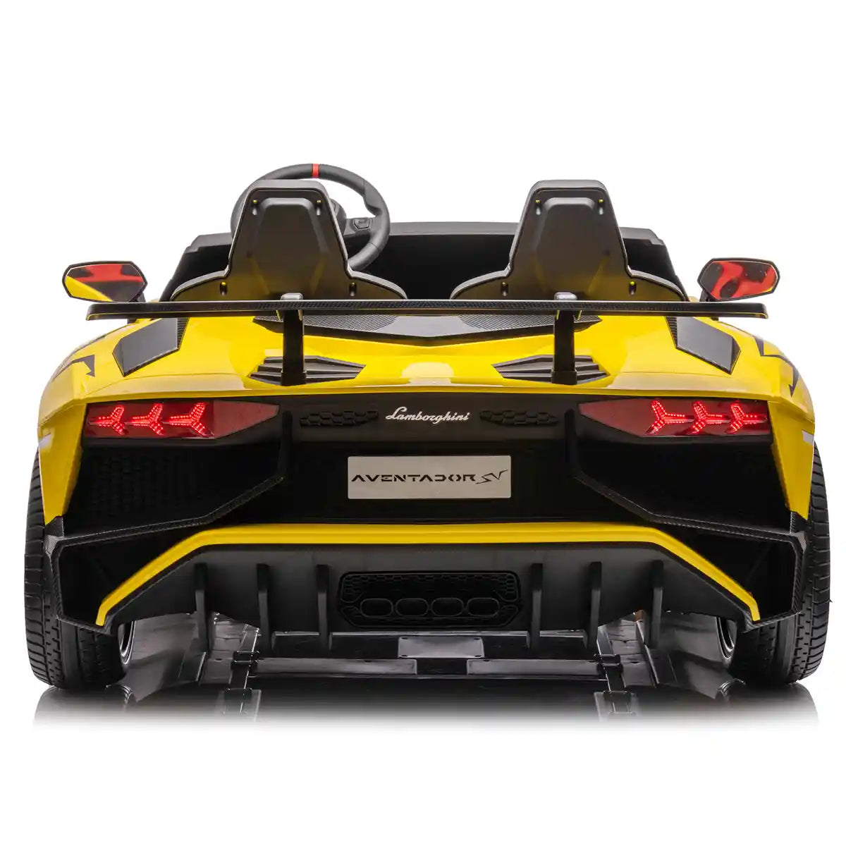 Licensed Lamborghini Aventador SVJ (24V & 2 Seaters) Yellow - Kiddy Zone
