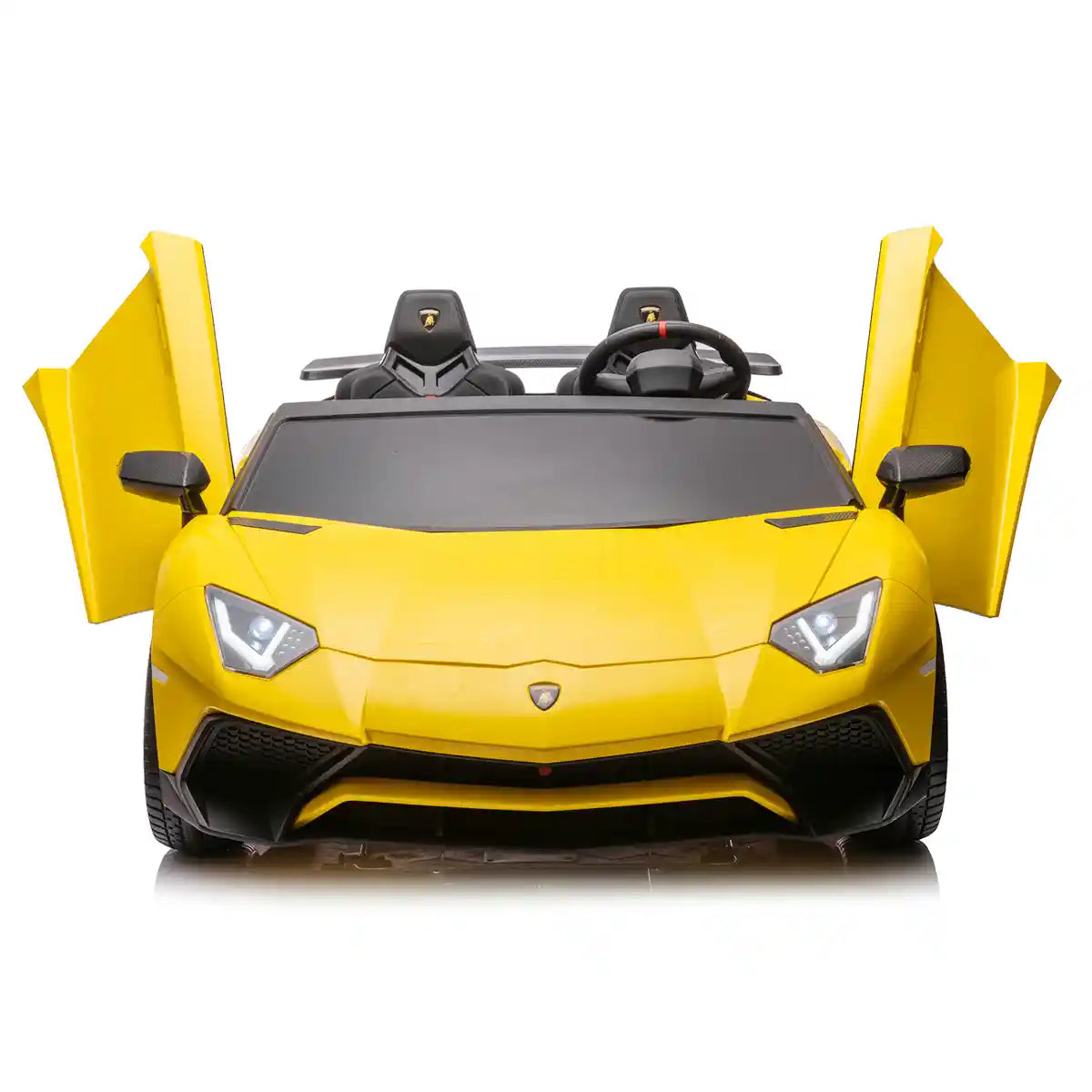 Licensed Lamborghini Aventador SVJ (24V & 2 Seaters) Yellow - Kiddy Zone