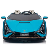 Licensed Lamborghini Sian Roadster_Painted Blue - Kiddy Zone
