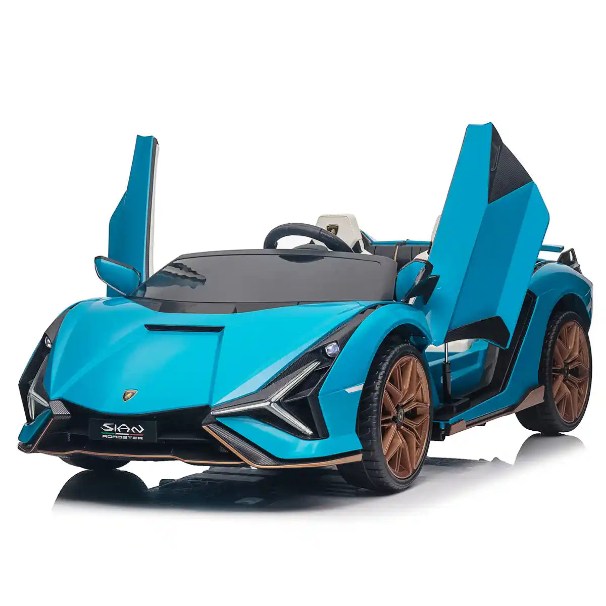 Licensed Lamborghini Sian Roadster_Painted Blue - Kiddy Zone