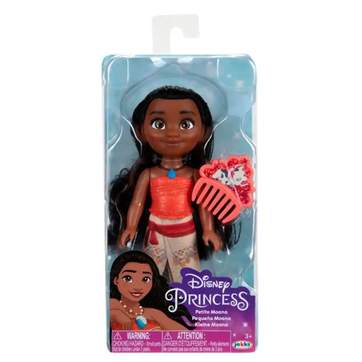 MOANA PETITE DOLL W/ COMB 6 - Kiddy Zone