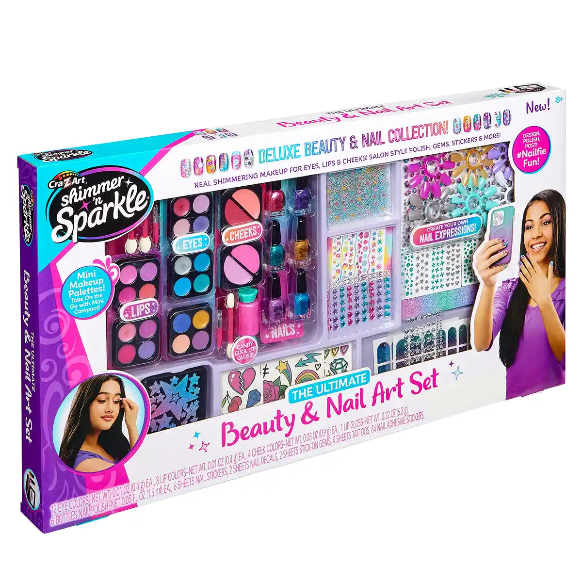 Shimmer n Sparkle Ultimate Beauty & Nail Art Set