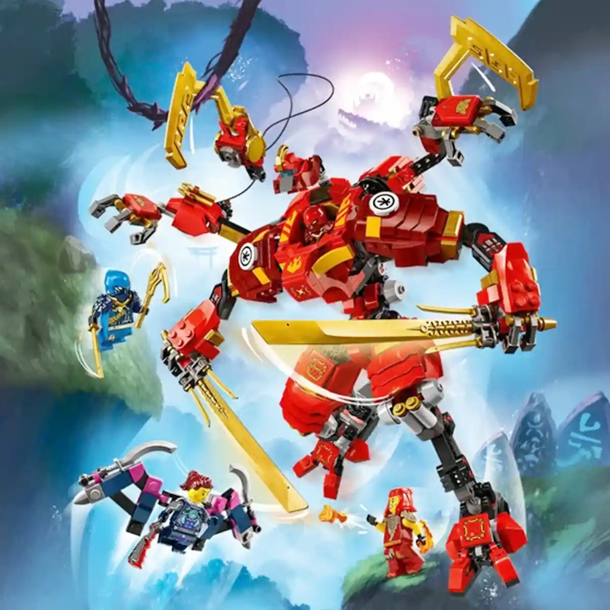 Lego Ninjago Kai’s Ninja Climber Mech Toy Set 71812