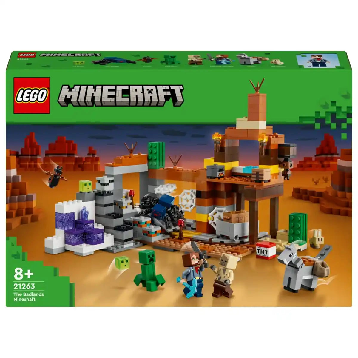 LEGO Minecraft The Badlands Mineshaft Video-Game Toy 21263 - Kiddy Zone