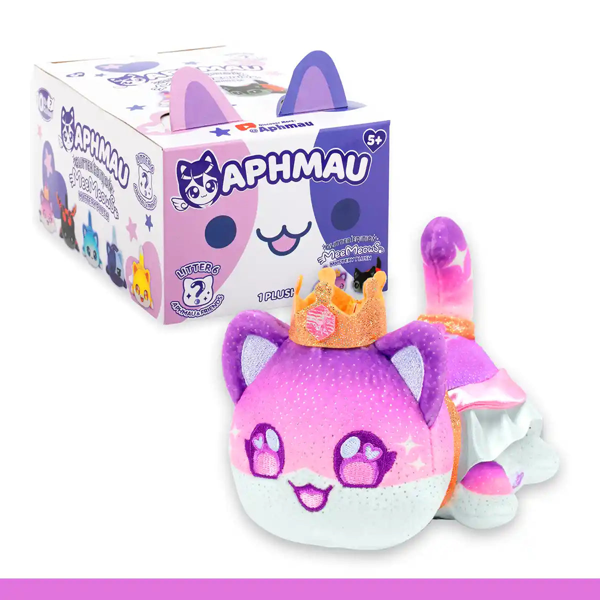 Aphmau Glitter Edition Mee Meows Mystery Plush 6inch