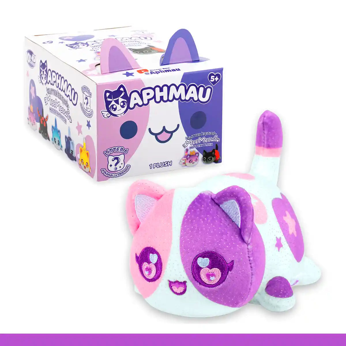 Aphmau Glitter Edition Mee Meows Mystery Plush 6inch