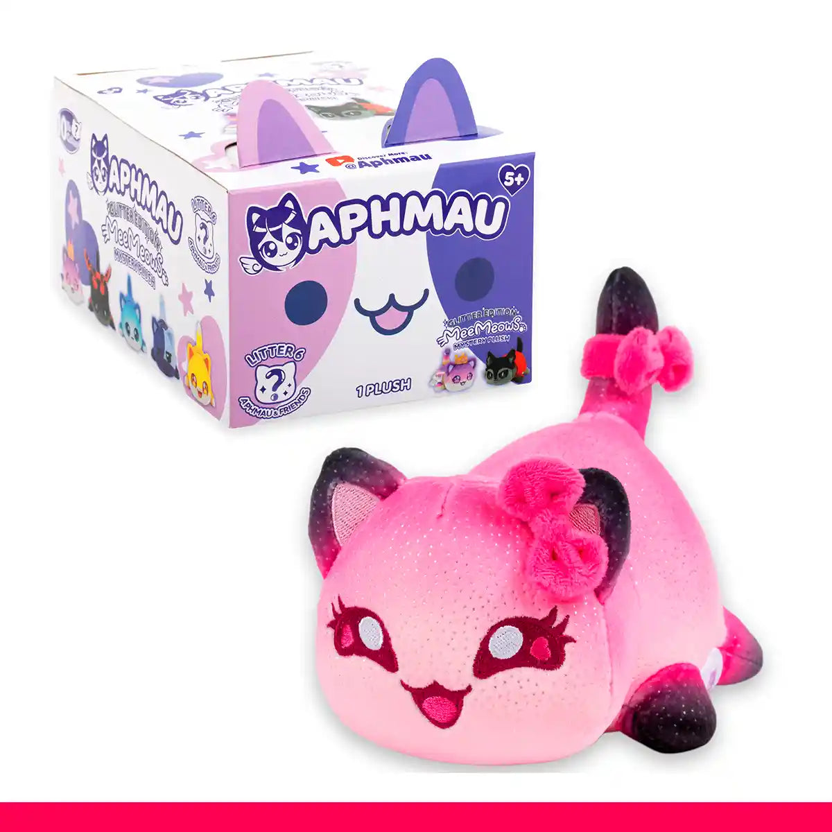 Aphmau Glitter Edition Mee Meows Mystery Plush 6inch
