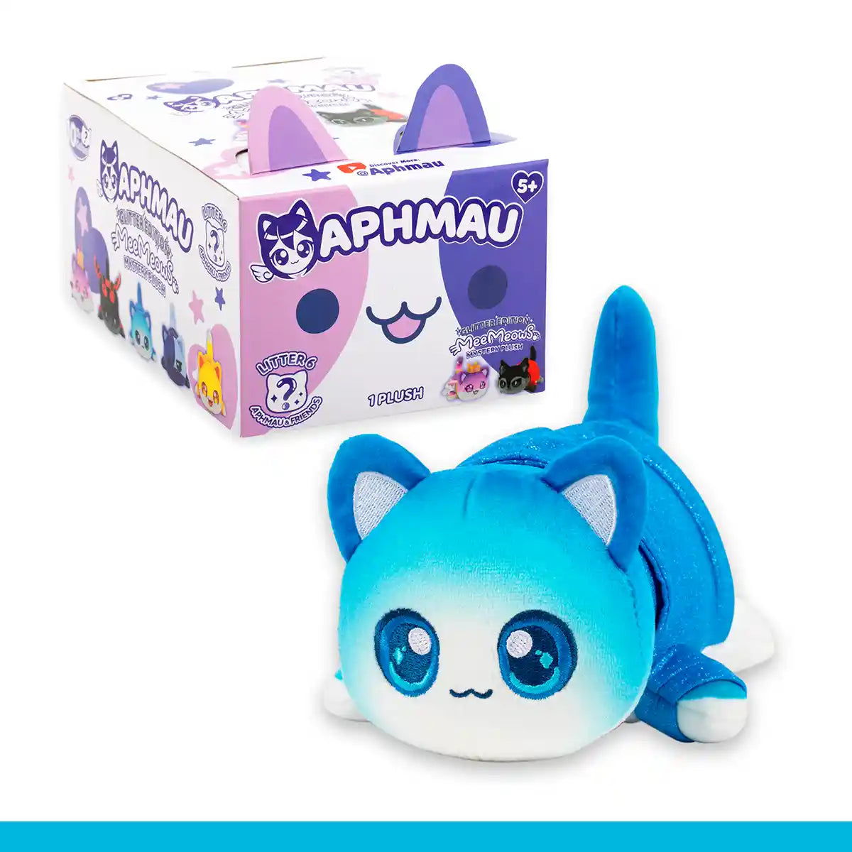 Aphmau Glitter Edition Mee Meows Mystery Plush 6inch