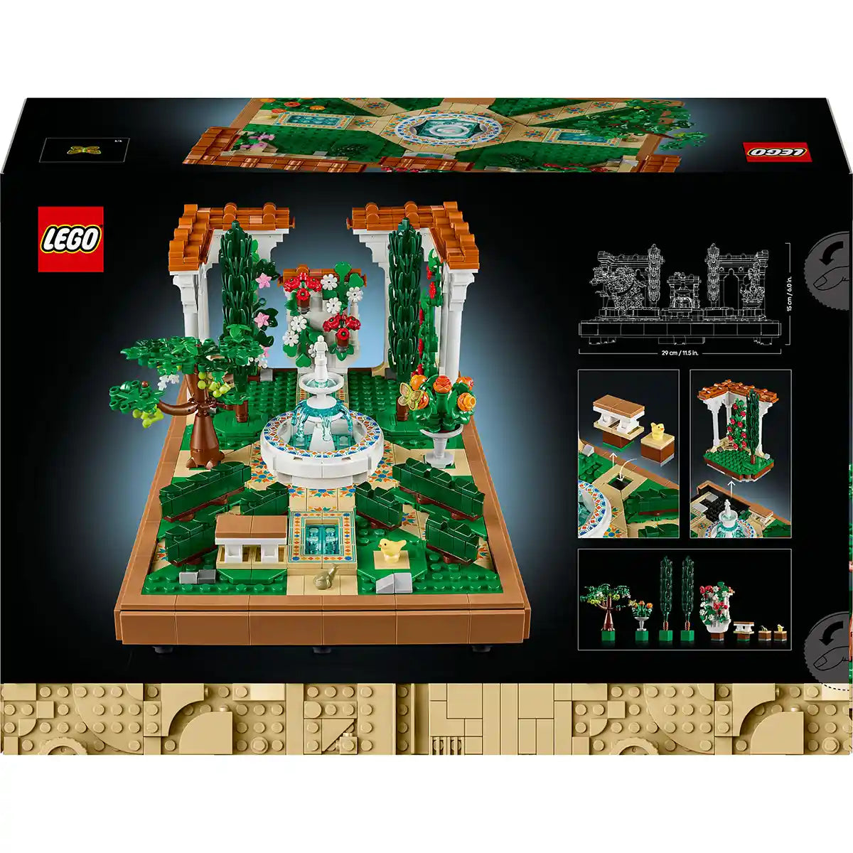 Lego 10359 Fountain Garden