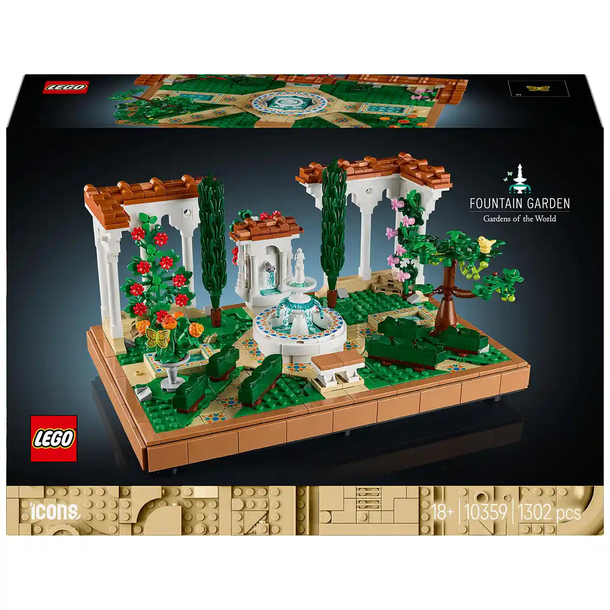 Lego 10359 Fountain Garden