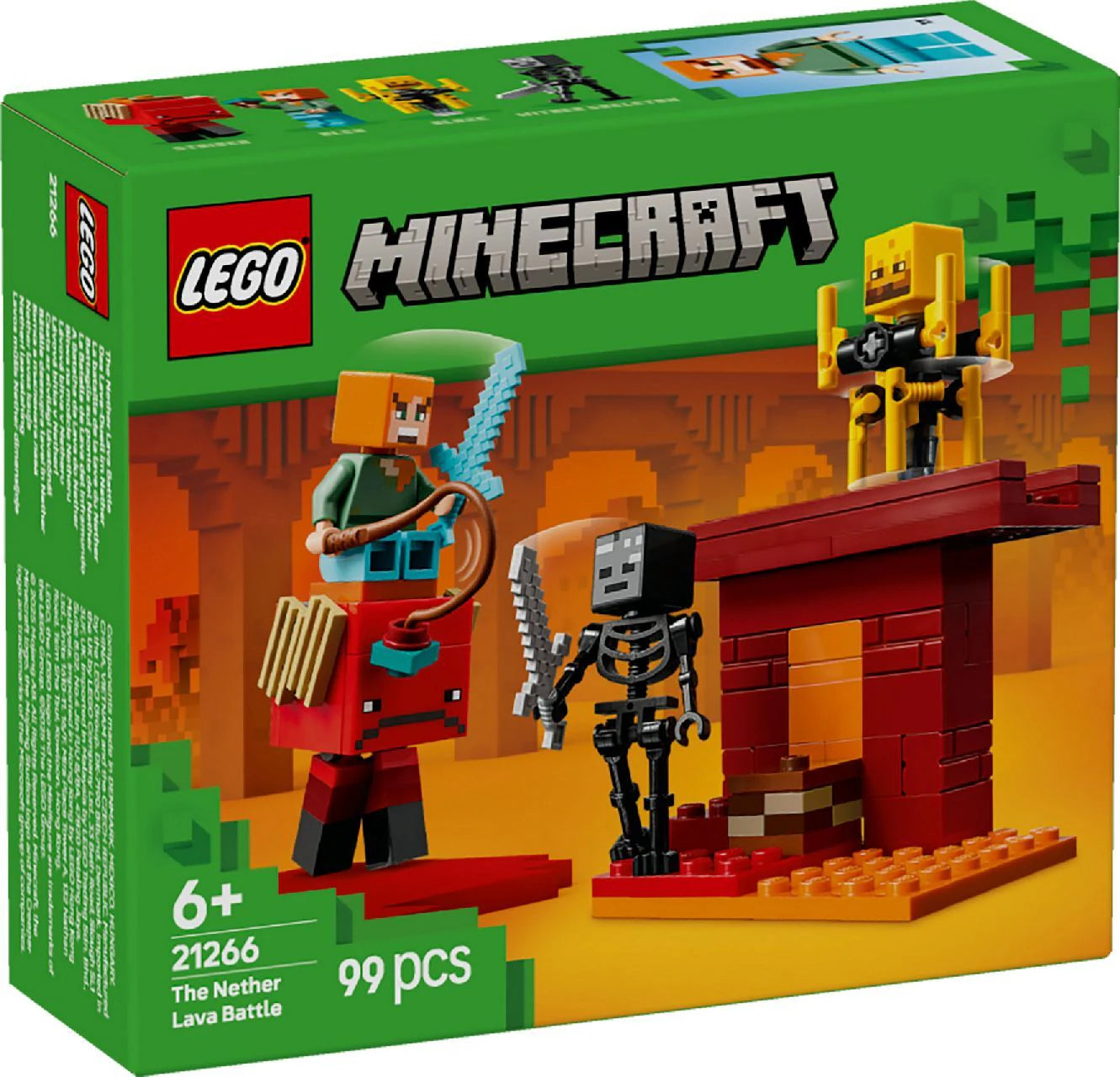 LEGO MINECRAFT The Nether Lava Battle 21266