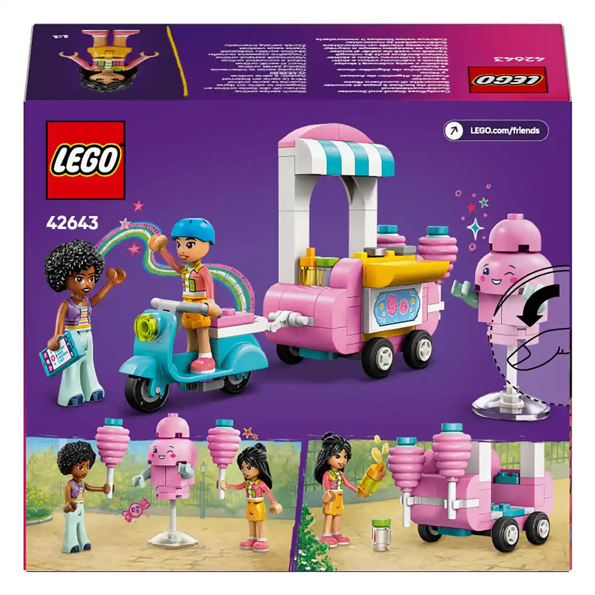 Lego 42643 Cotton Candy Stand And Scooter