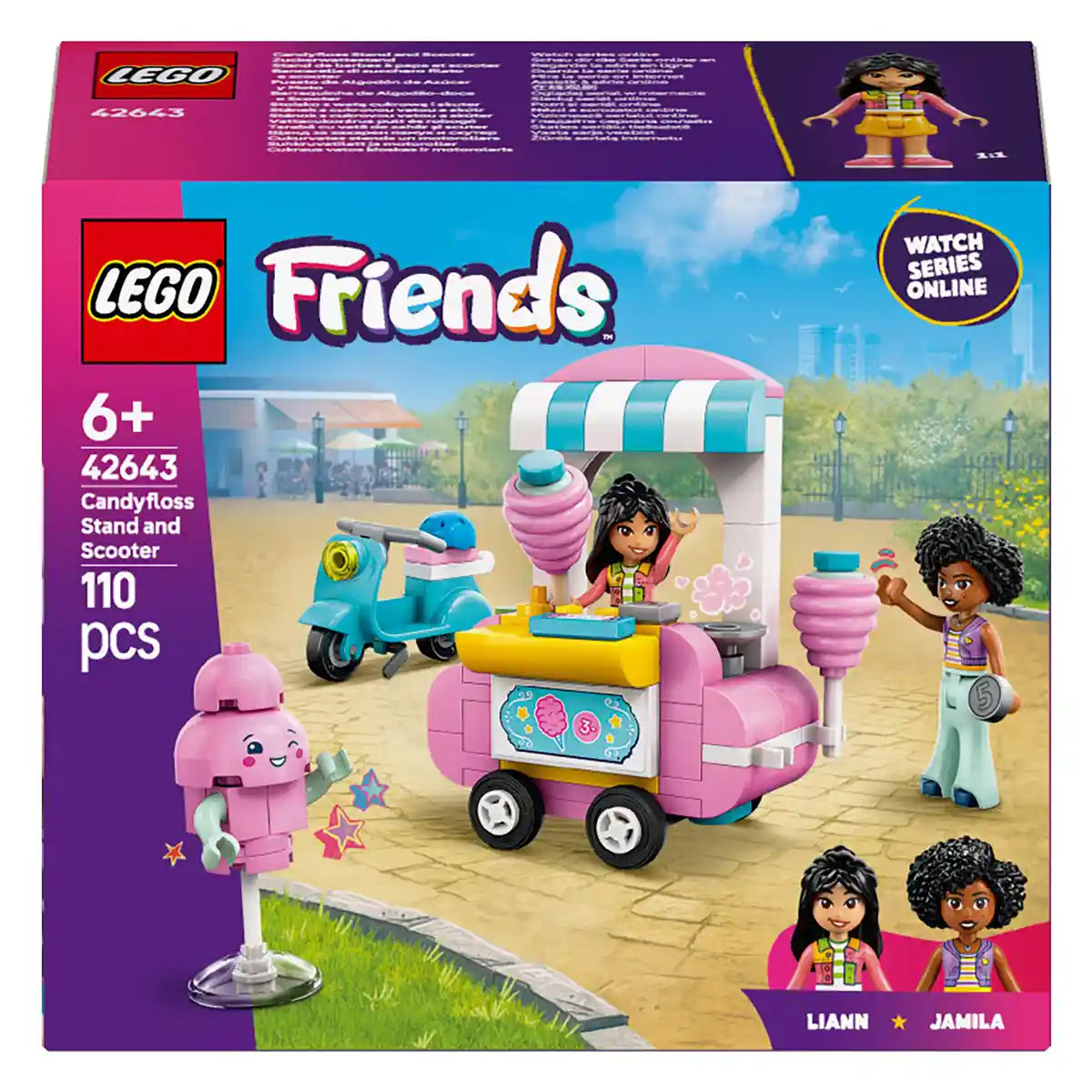 Lego 42643 Cotton Candy Stand And Scooter