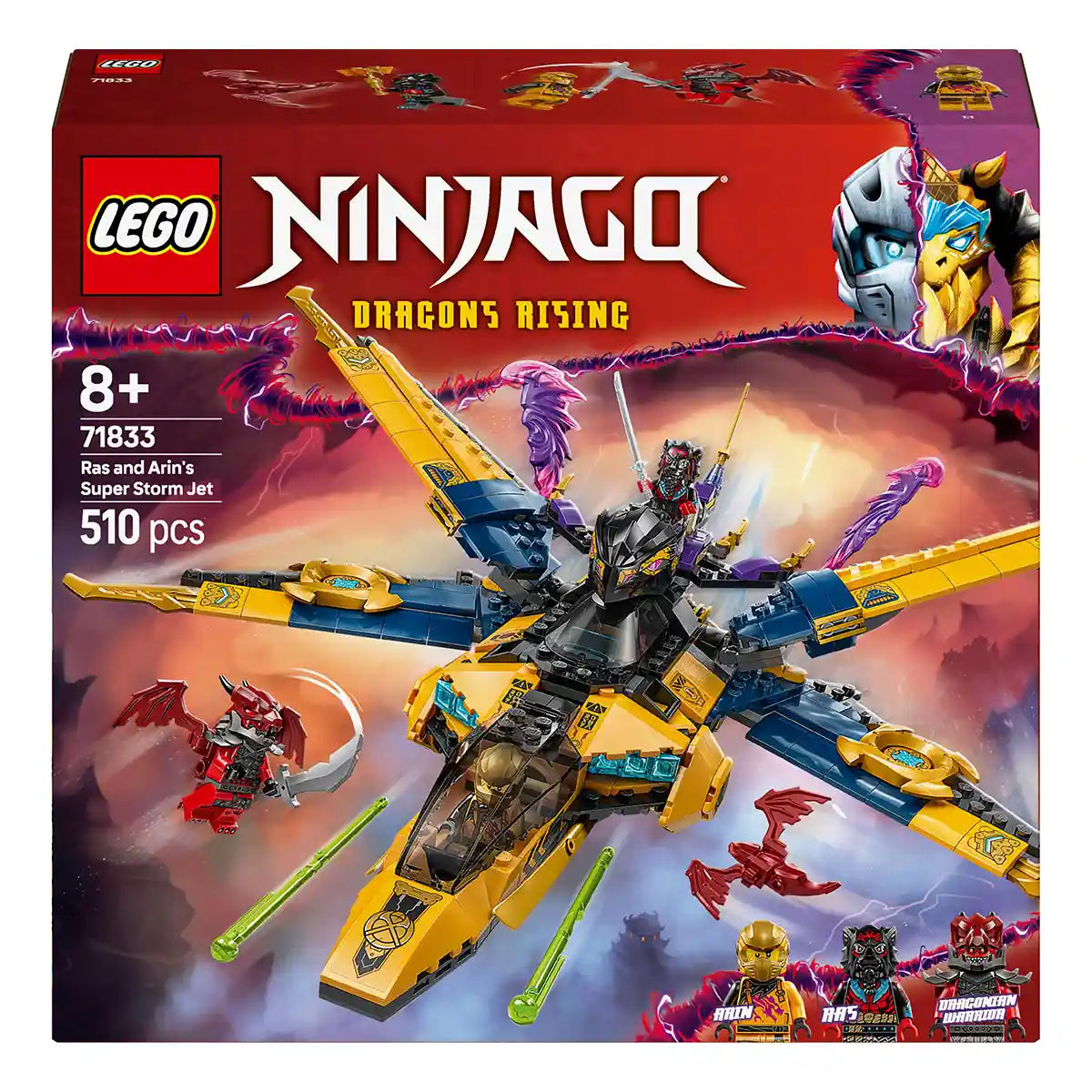 Lego 71833 Ras and Arin'S Super Storm Jet - Kiddy Zone