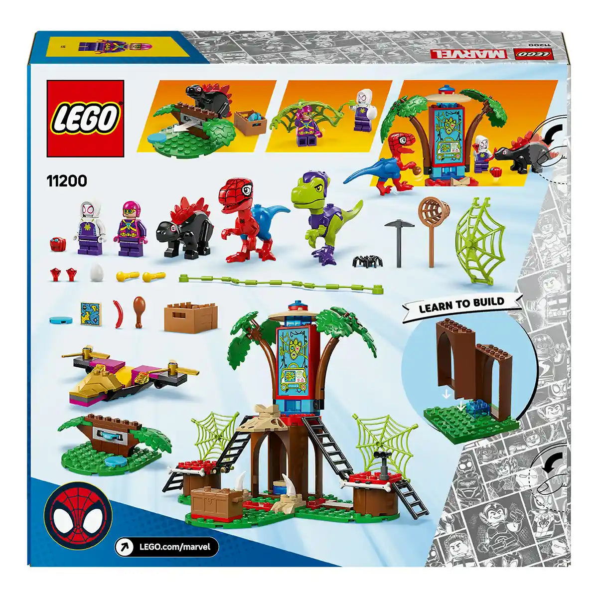 Lego 11200 Spidey and Gobby's Raptor Battle at Tree House HQ