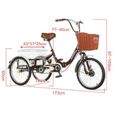 Pigeon tricycle 20 inch Chenting basket - Kiddy Zone