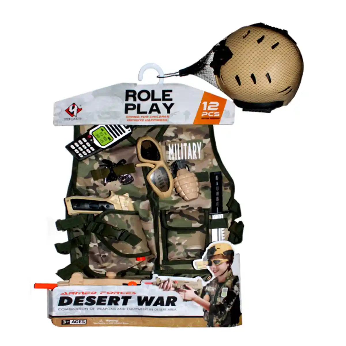 Military Costume-Role Play For 3yrs+ - Kiddy Zone
