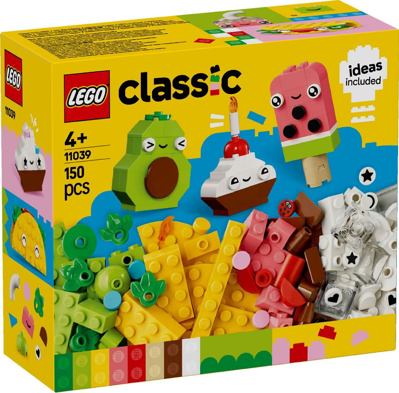 LEGO® Classic Creative Food Friends Imaginative Pretend-Play Toy 11039