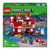 LEGO Minecraft The Mooshroom House Island Gamer Kit Toy for Kids 21270 - Kiddy Zone