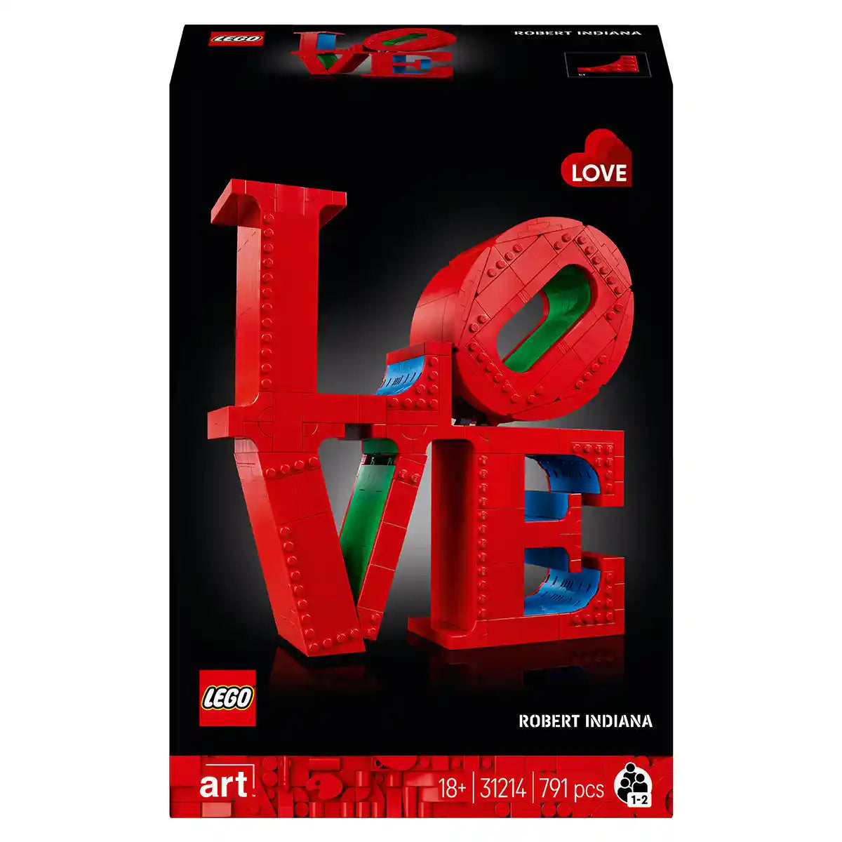 LEGO Art LOVE, Gift for Couples and Home Decor Idea 31214 - Kiddy Zone