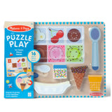 Melissa and Doug Wooden Magnetic Ice Cream Puzzle & Play Set - Kiddy Zone